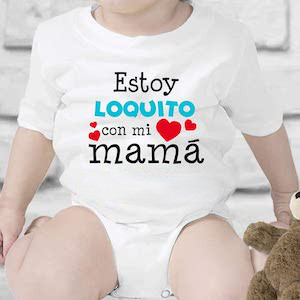 Roupa de bebe neno con frase