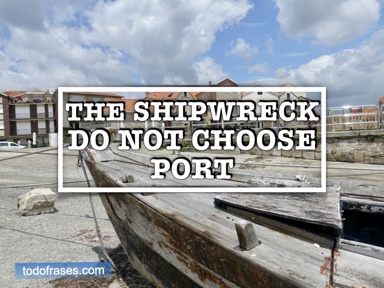 The shipwreck do not choose port